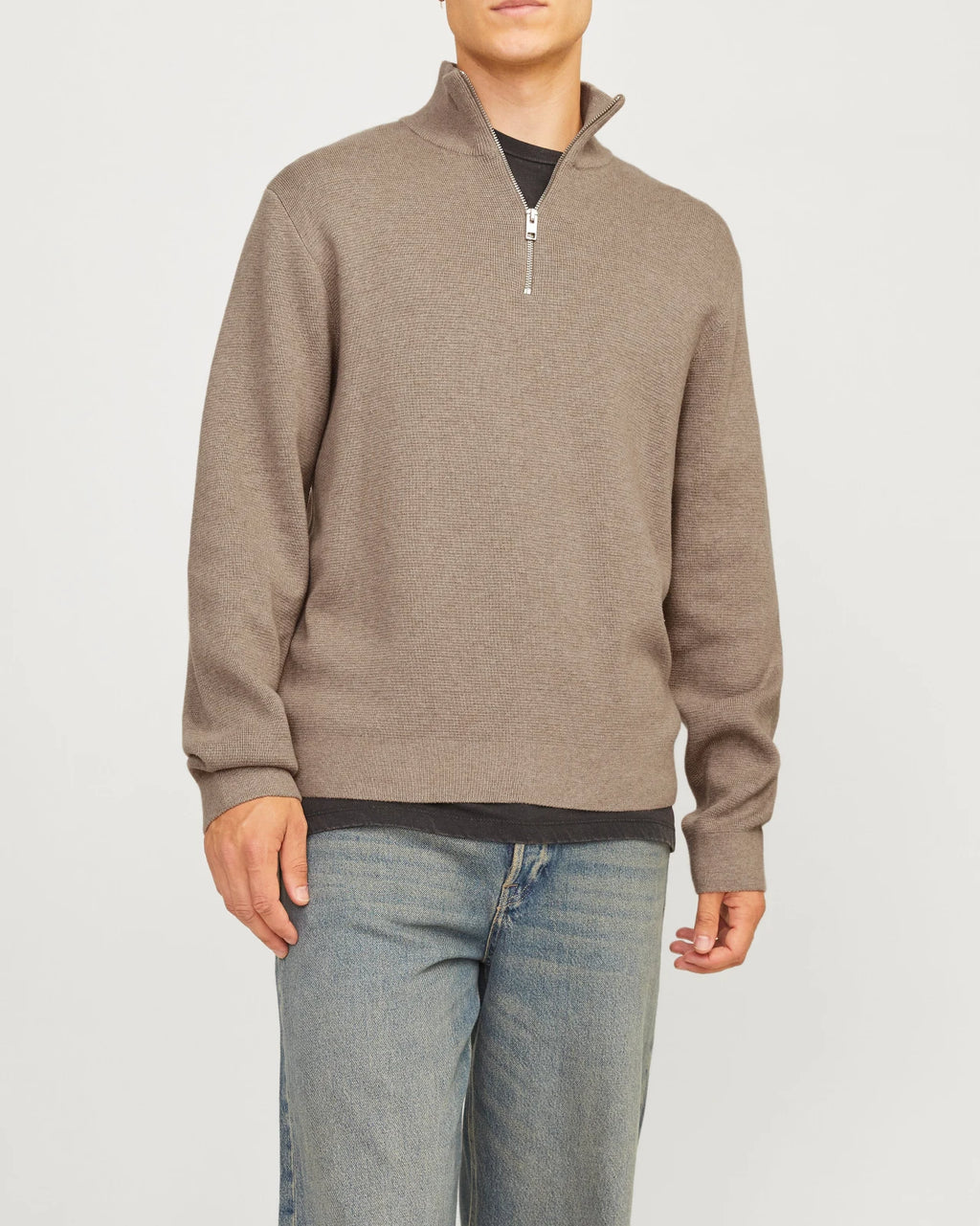 Jack&Jones - Pullover Jprmilano Stitch Knit Half Zip Sn