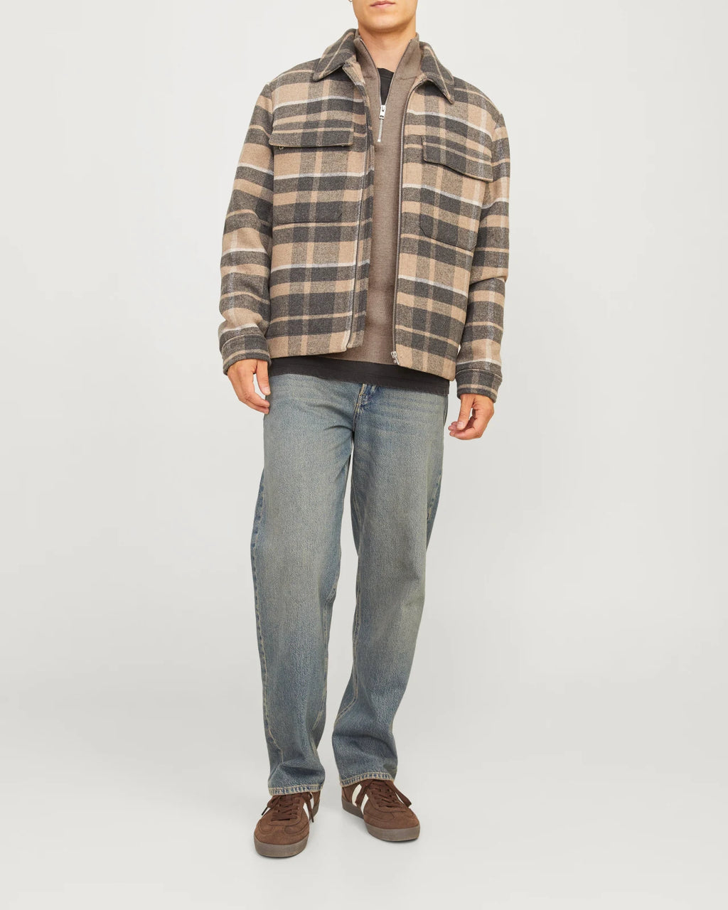 Jack&Jones - Pullover Jprmilano Stitch Knit Half Zip Sn