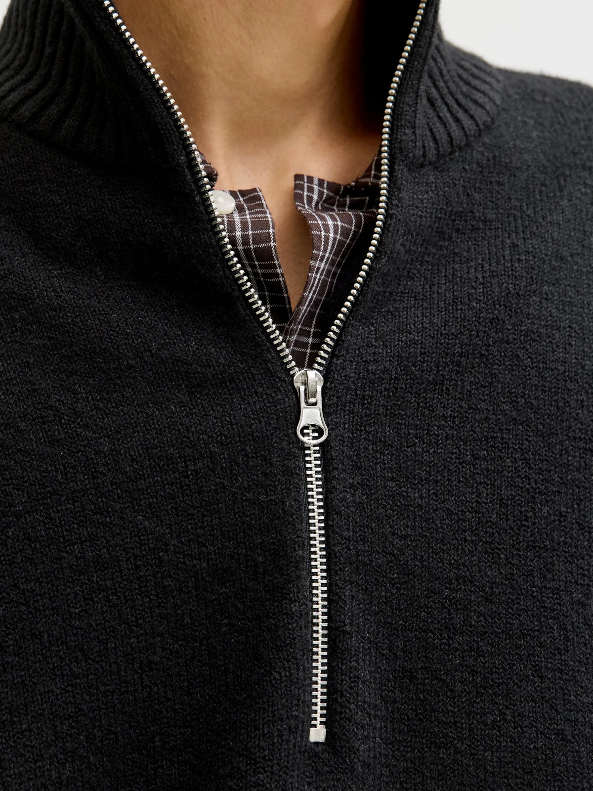 Jack&Jones - Pullover Jornorrebro Knit Half Zip Sn