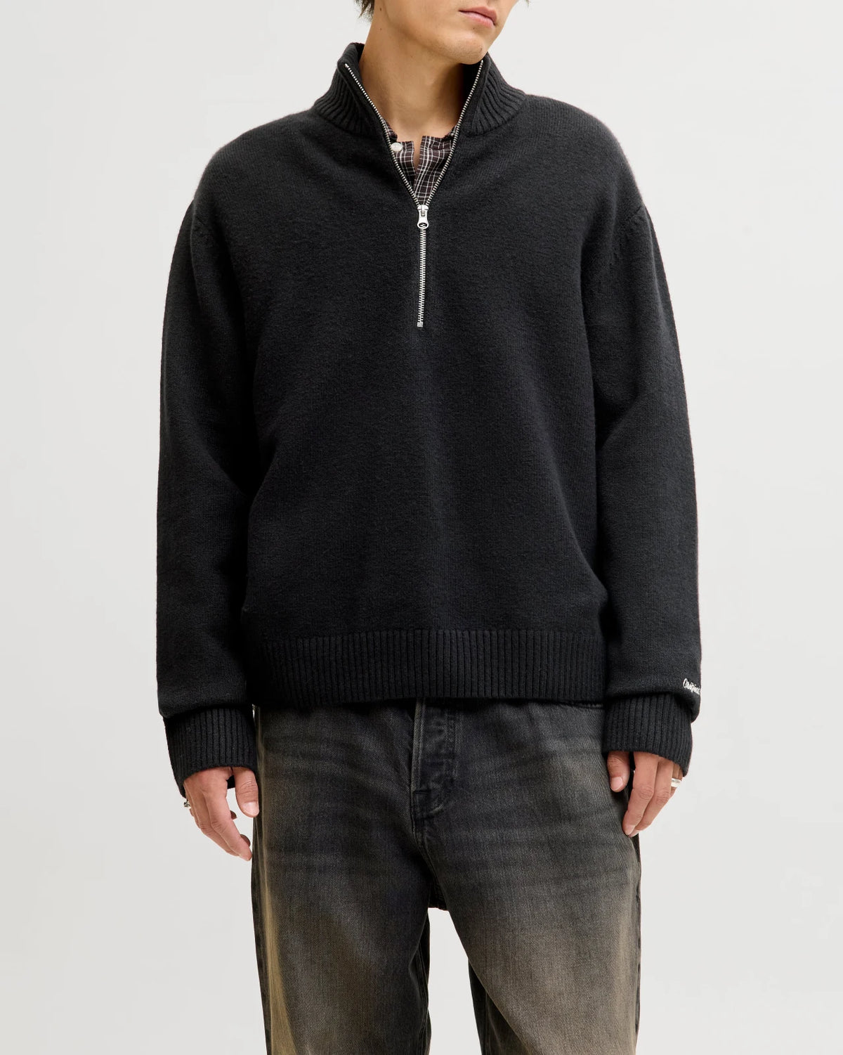 Jack&Jones - Pullover Jornorrebro Knit Half Zip Sn
