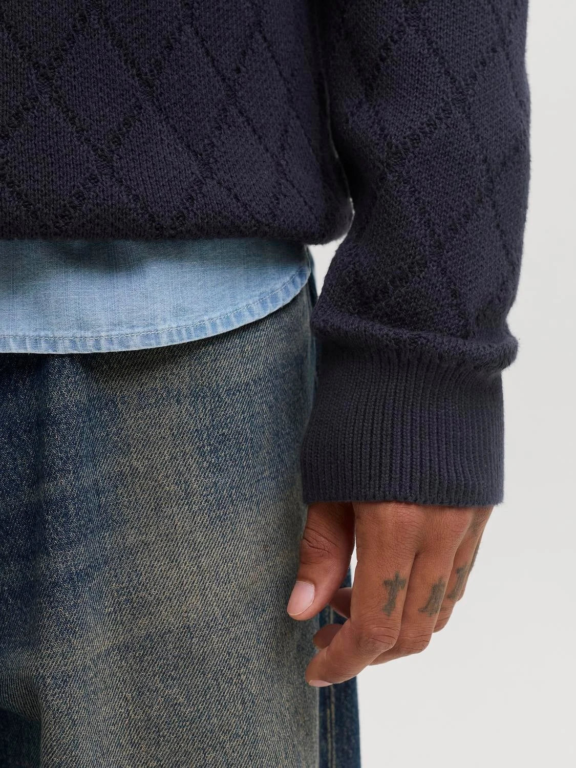 Jack&Jones - Pullover Jprblacole Knit Structure Pack
