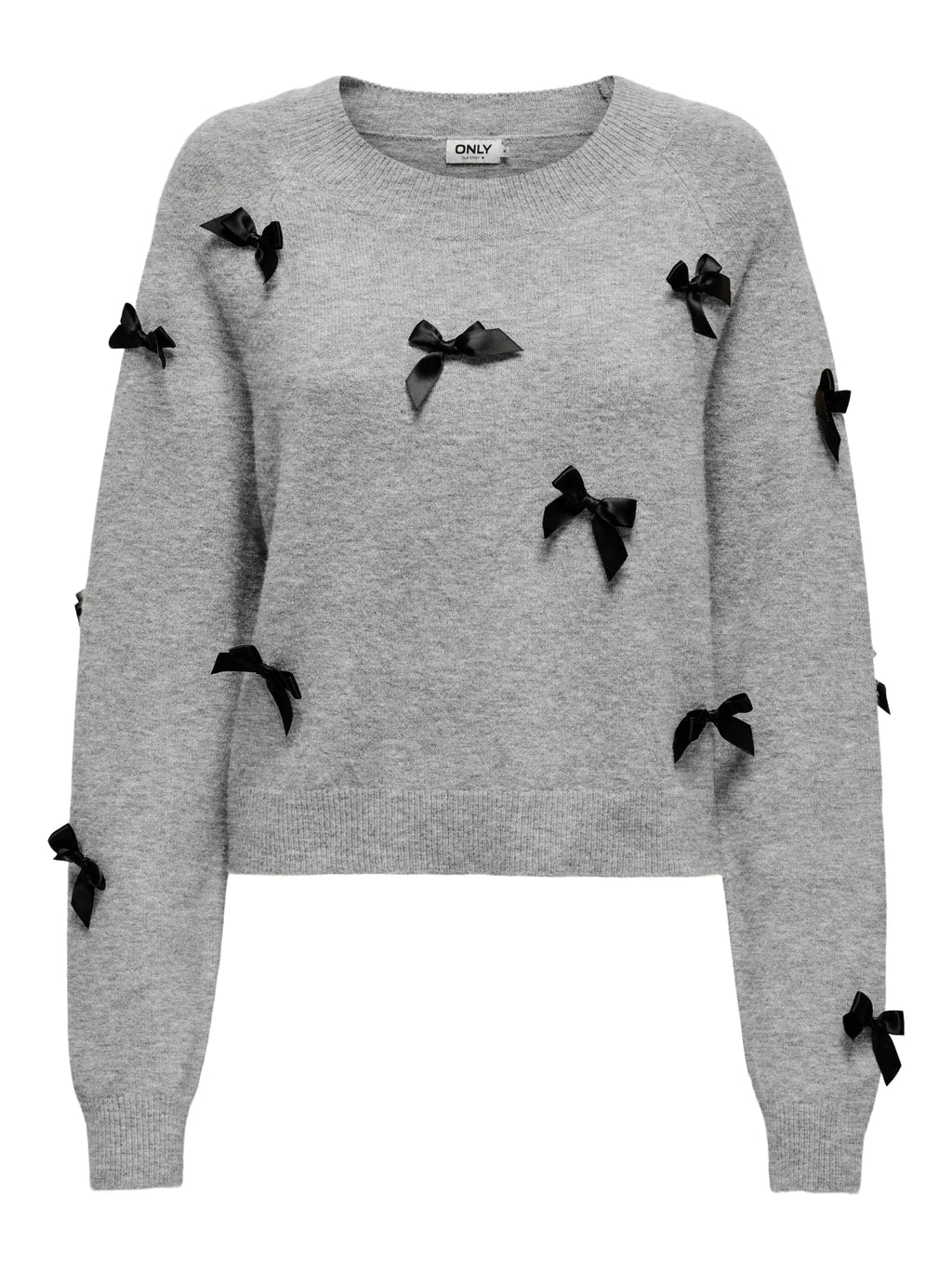 Only - Knitted Top Onlnoelle Bow Pullover Knt