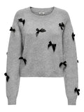 Only - Knitted Top Onlnoelle Bow Pullover Knt