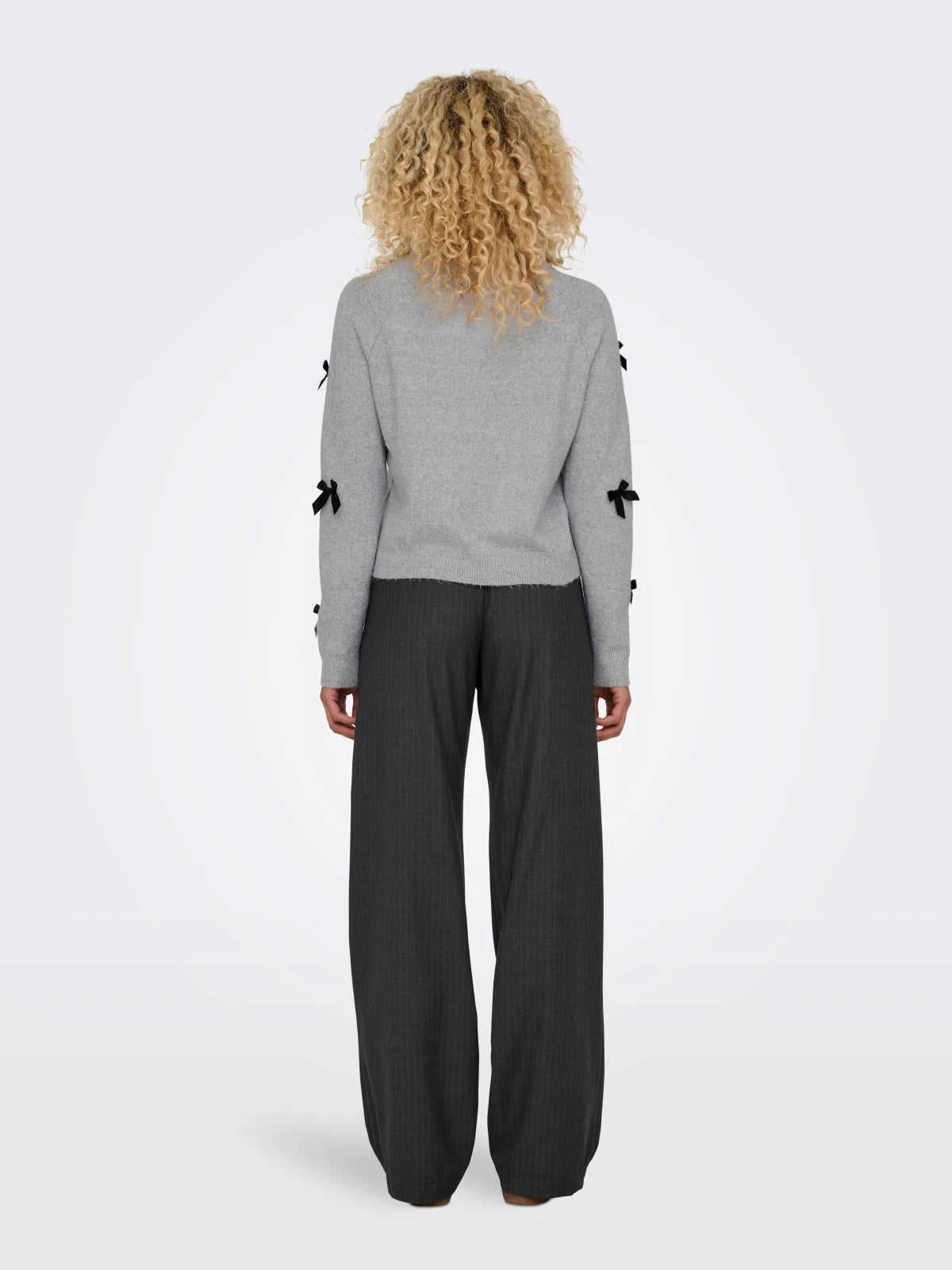 Only - Knitted Top Onlnoelle Bow Pullover Knt
