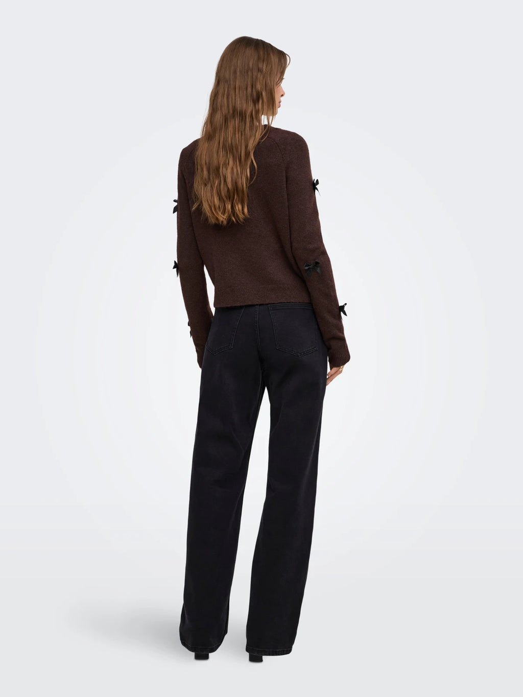 Only - Knitted Top Onlnoelle Bow Pullover Knt