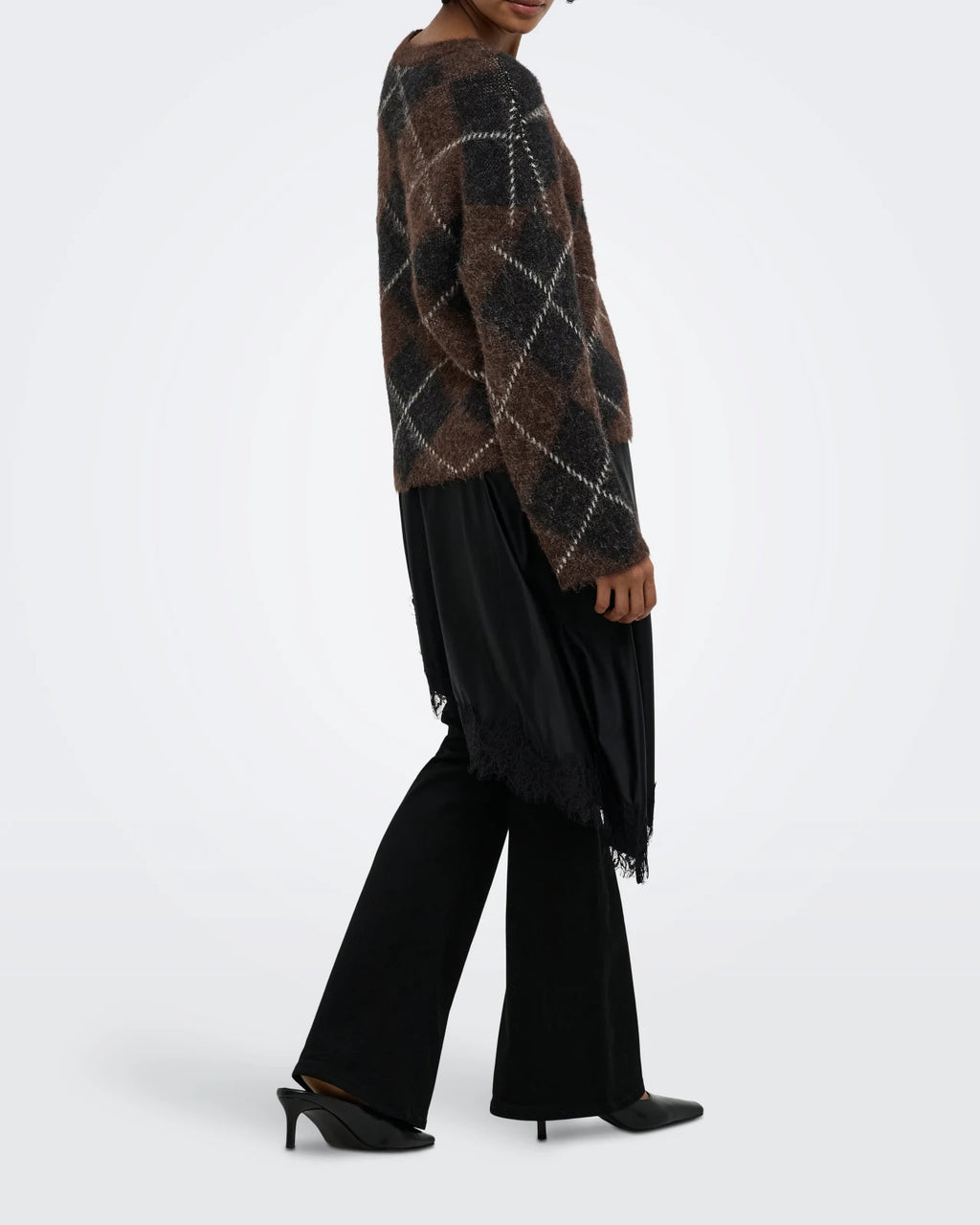 Only - Pullover Onlnoeme Pattern O-Neck Nca Knt