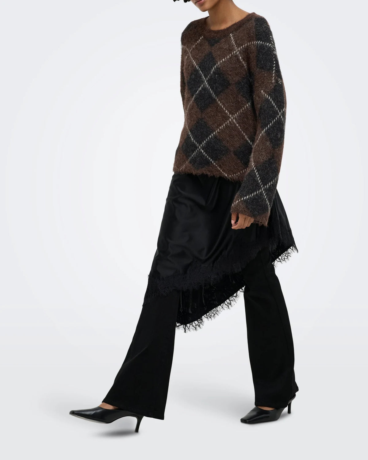 Only - Pullover Onlnoeme Pattern O-Neck Nca Knt