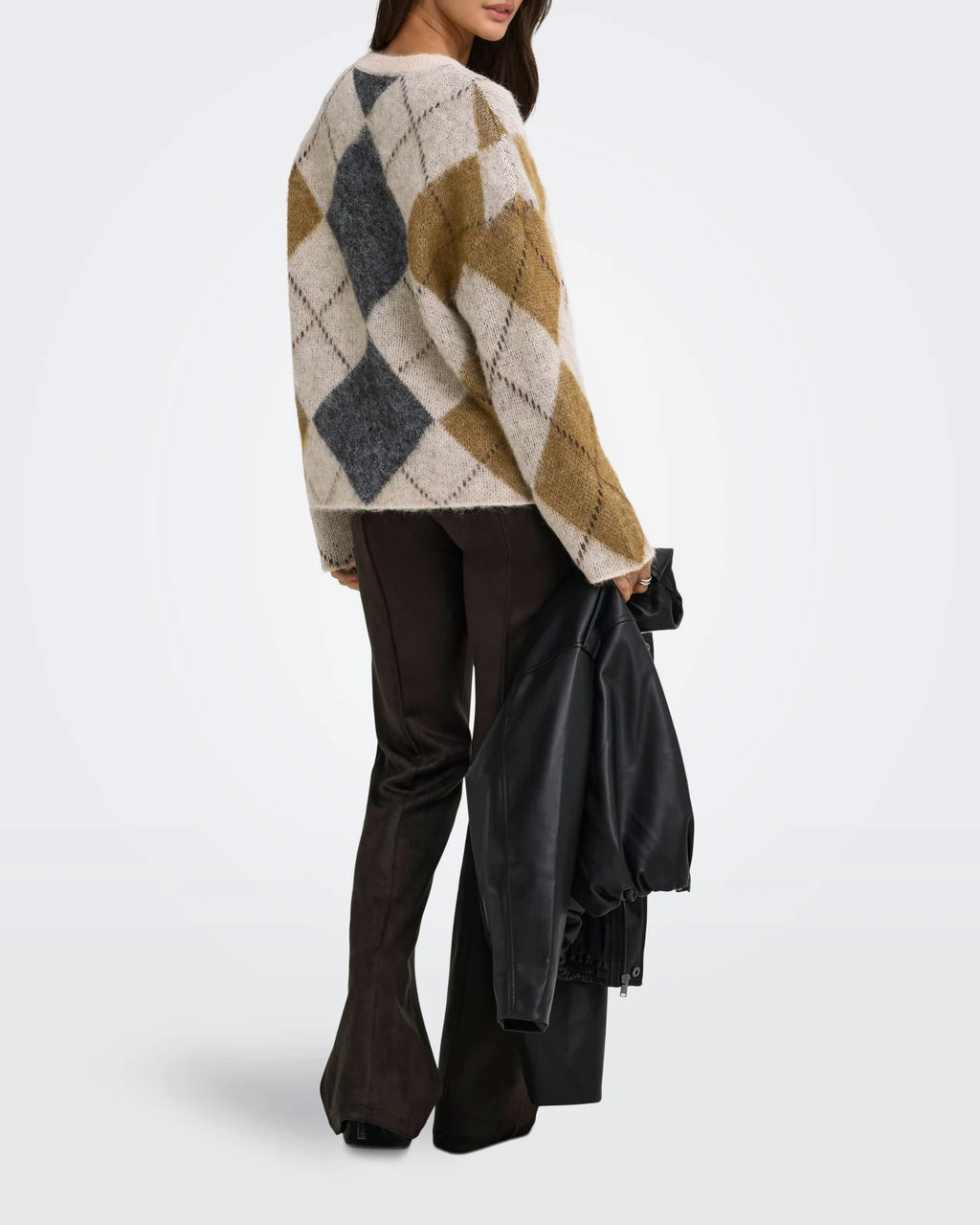 Only - Pullover Onlnoeme Pattern O-Neck Nca Knt