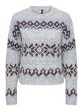Only - Pullover Onlstockholm Fair Isle O-Neck Knt