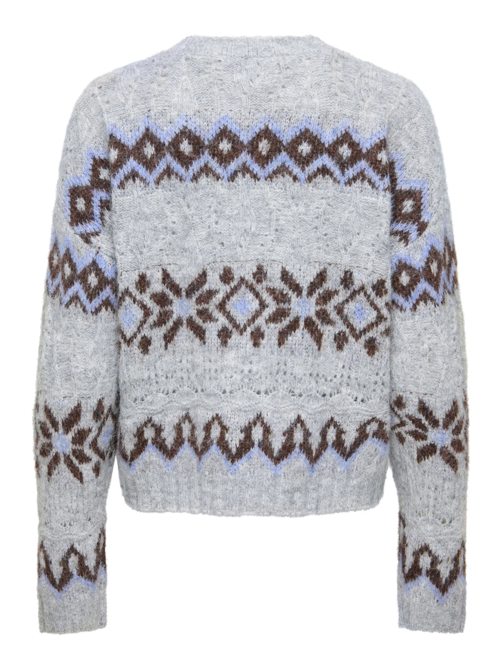Only - Pullover Onlstockholm Fair Isle O-Neck Knt
