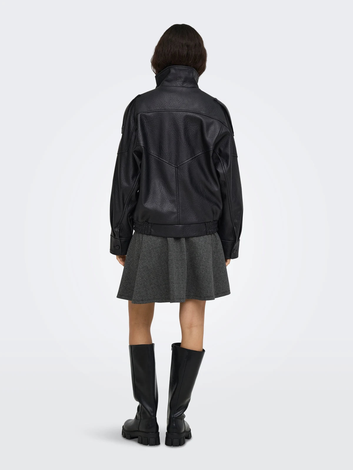 Only - Bomber Jacket Onlvani L/S Faux Leather Jacket Pnt