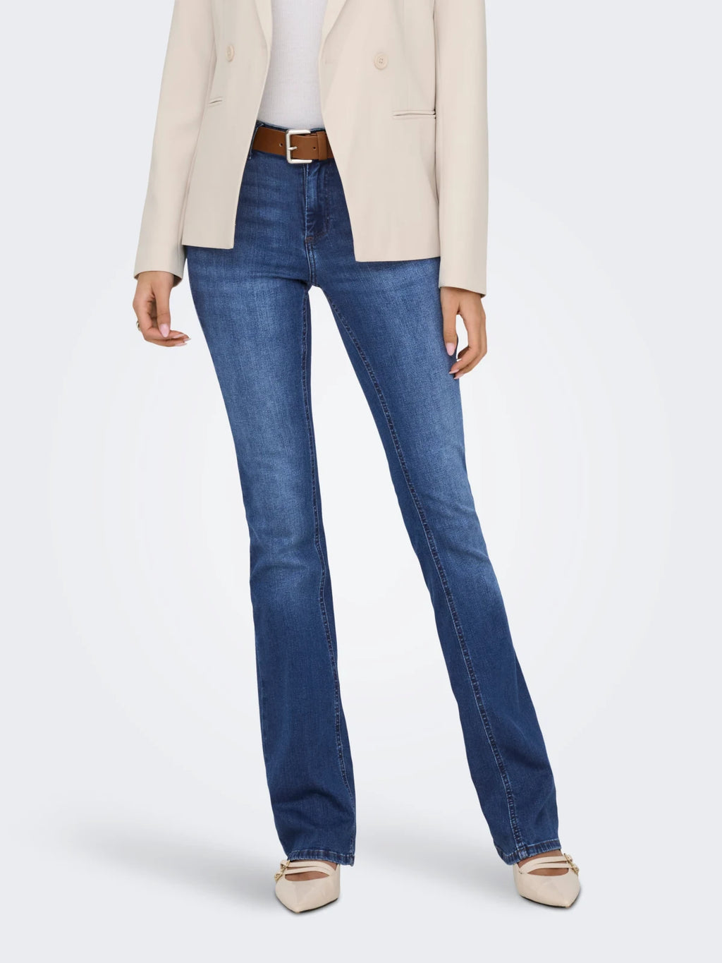 Only - Jeans Onlblush Mid Flared Dnm Tai021 Noos