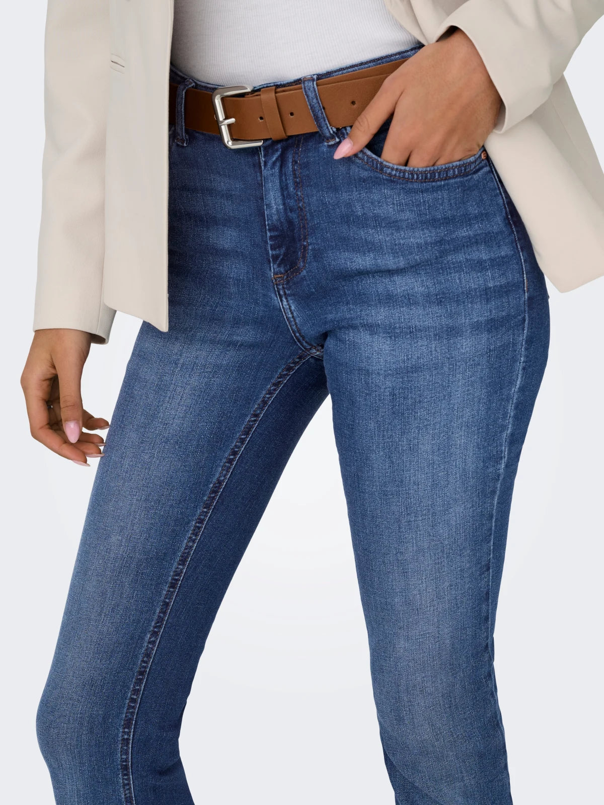 Only - Jeans Onlblush Mid Flared Dnm Tai021 Noos