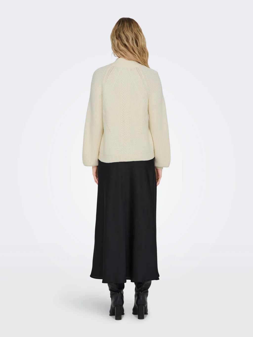 Only - Pullover Onlkatia Detail Highneck Noos Knt