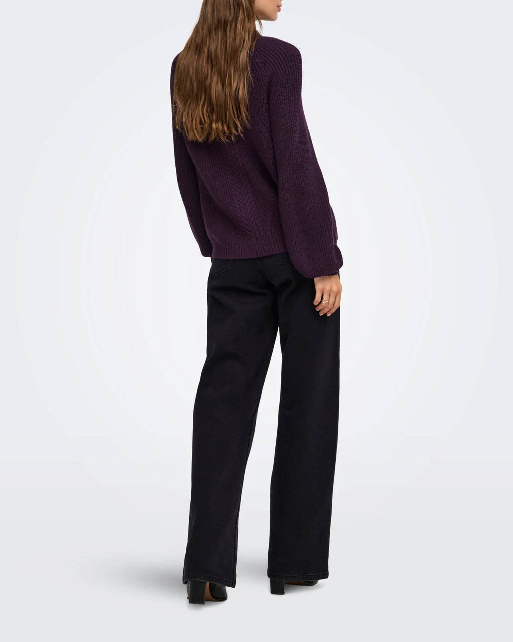 Only - Pullover Onlkatia Detail Highneck Noos Knt
