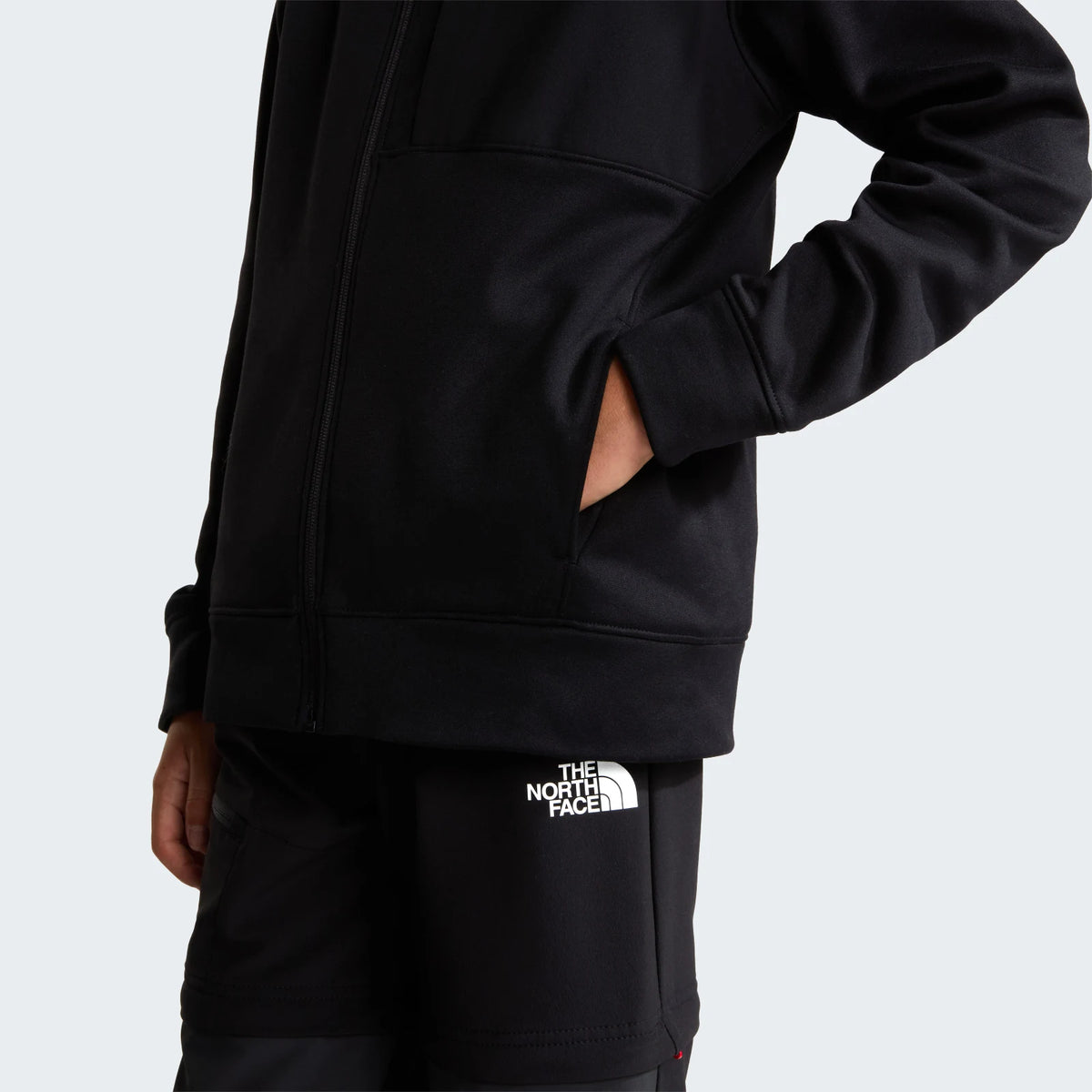 The North Face - Felpa Teen Tnf Performance Fleece Full Zip Hooded Jacket