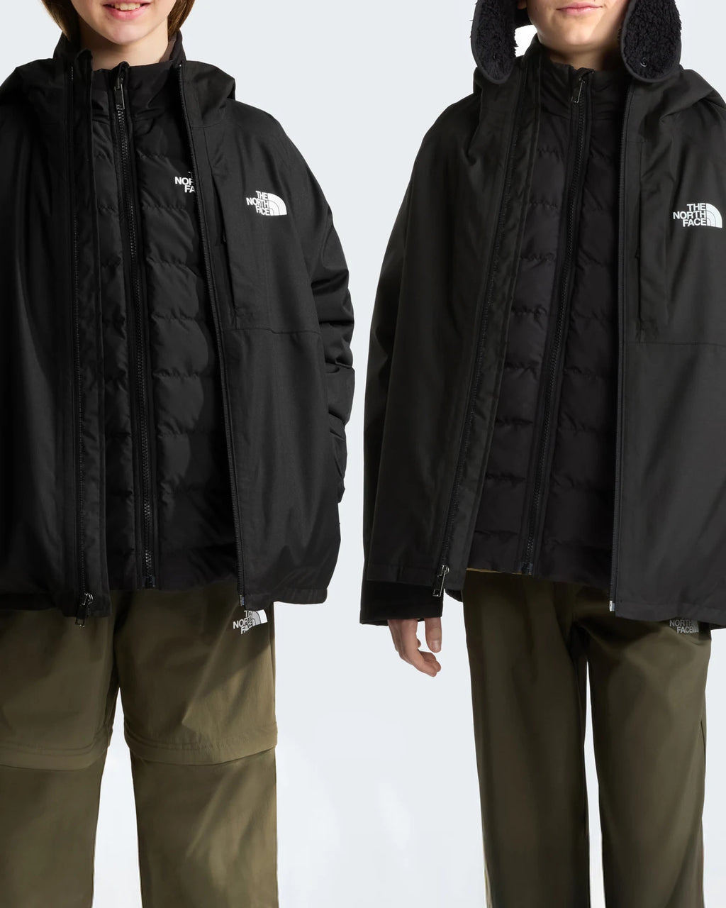 The North Face - Giubbotto Teen Perrito 4-In-1 Hooded