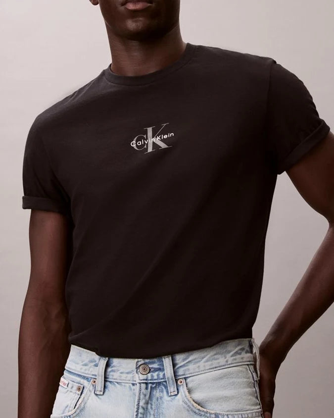 Calvin Klein - T-Shirt Micro Monologo Graphic Te