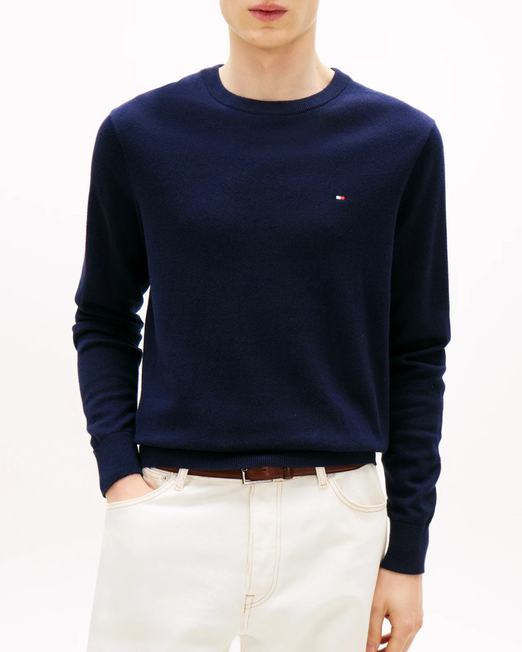 Tommy Hilfiger - Sweaters Pima Org Ctn Cashmere Crew Neck