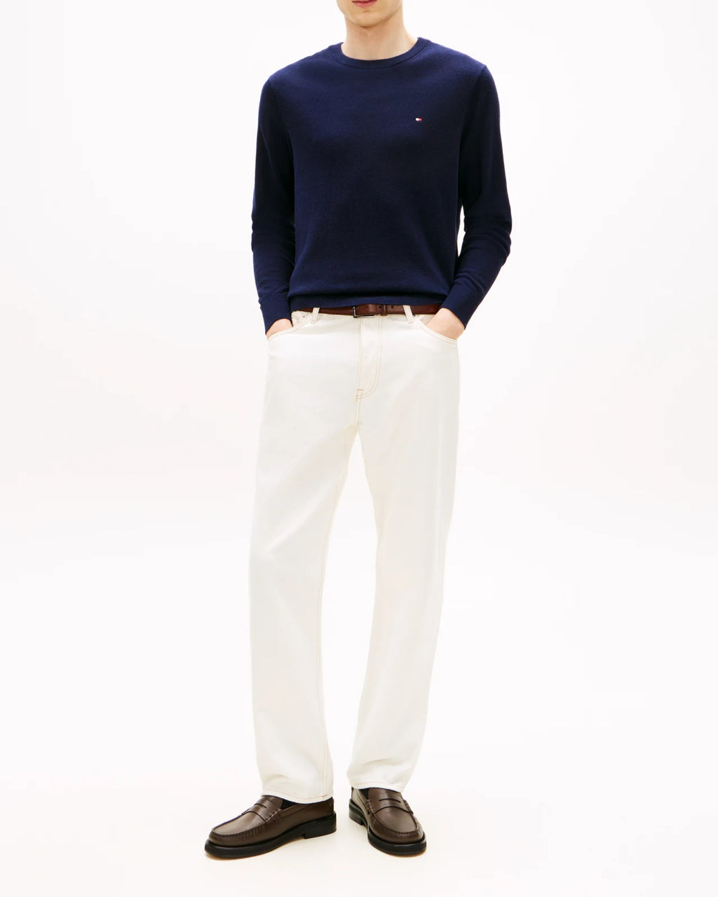 Tommy Hilfiger - Sweaters Pima Org Ctn Cashmere Crew Neck