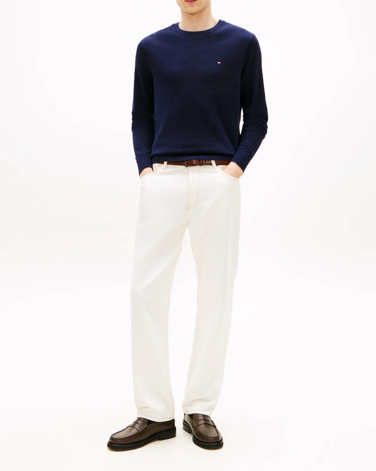 Tommy Hilfiger - Sweaters Pima Org Ctn Cashmere Crew Neck