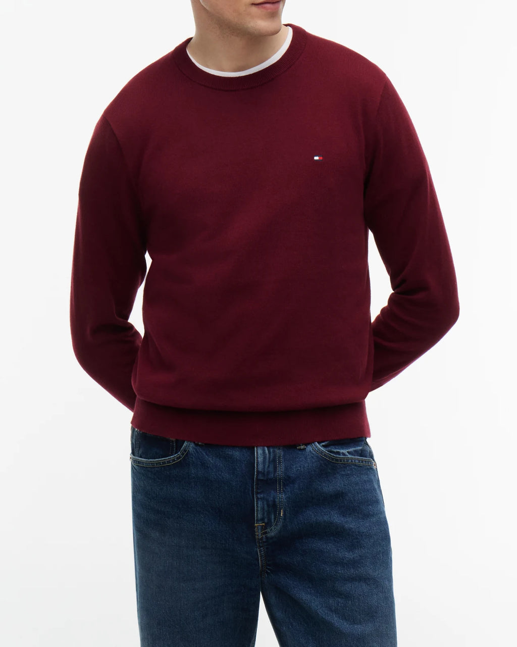 Tommy Hilfiger - Sweaters Pima Org Ctn Cashmere Crew Neck