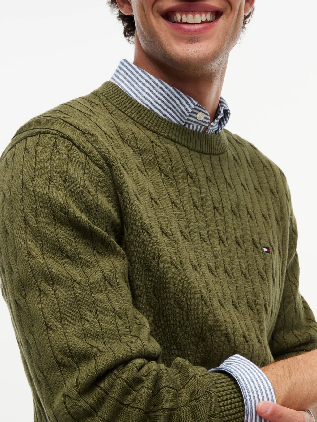 Tommy Hilfiger - Sweaters Classic Cotton Cable Crew Neck