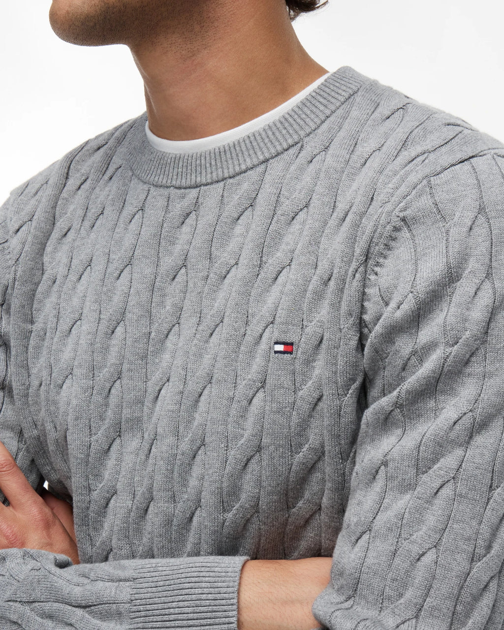 Tommy Hilfiger - Sweaters Classic Cotton Cable Crew Neck