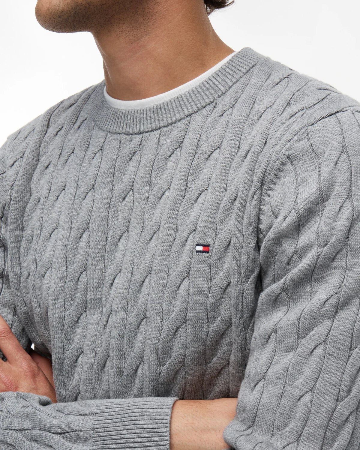Tommy Hilfiger - Sweaters Classic Cotton Cable Crew Neck
